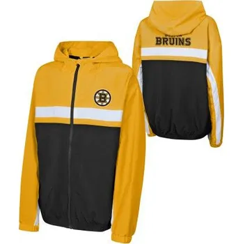 Pánská větrovka Outerstuff Dětská bunda Boston Bruins NHL Headliner Fz Windbreaker Velikost: Dětské S (6 - 8 let)