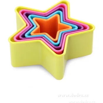 Vykrajovátko CREMO | vykrajovátka HVĚZDIČKY | 5 ks