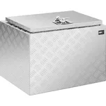 MSW Hliníkový box - rýhovaný plech - 45 x 60 x 45 cm - 120 L - uzamykatelný MSW-ATB-610
