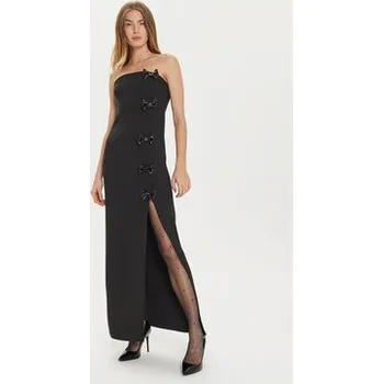 Dámské šaty Eleh Večerní šaty E00306 Černá Slim Fit S