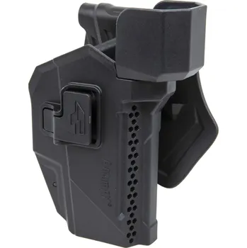 Opaskové pouzdro / holster pro Glock 19/23/32 s kolimátorem - pro praváky, černé, Amomax