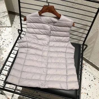 Prošívaná krátká vesta Barva: Šedá, Velikost: 4XL