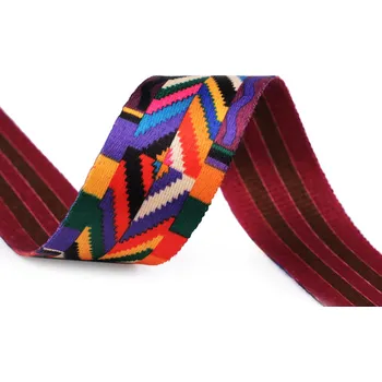 Oboustranný popruh šíře 38 mm Varianta: 3 multikolor