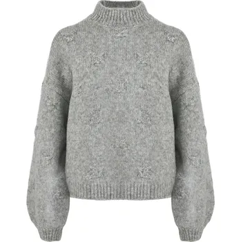 Dámský svetr ŠEDÝ SVETR DÁMSKÝ Vero Moda