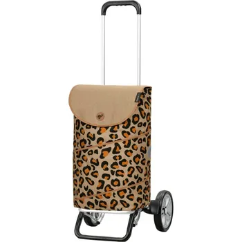 Nákupní taška Nákupní taška na kolečkách Andersen Alu Star Shopper Tyra leo