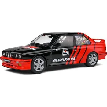 autíčko 1:18 BMW E30 M3 DRIFT TEAM BLACK/RED ÄDVAN" 1990