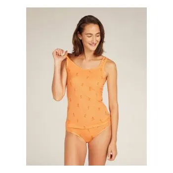 Dámské termoprádlo Icebreaker Wmns 150 Siren Tank Ski Day, Feldspar/Aop