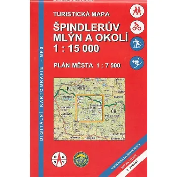 Špindlerův Mlýn a okolí mapa 1:15 000 - Rosy