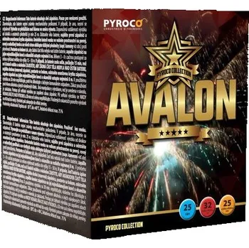 Zábavní pyrotechnika Pyrotechnika AVALON - kompakt 25 ran / 25 mm