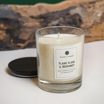 Svíčka Kimmy Candles Přírodní svíčka Bergamot & Ylang Ylang 220 g