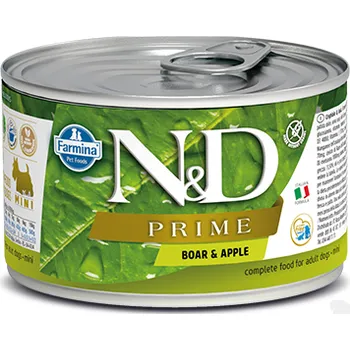 Krmivo pro psa ND Dog konz. Prime 140g diviak, jablko