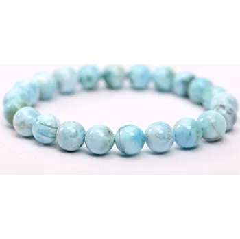 Náramek Magieprirody.cz Náramek Larimar - 8 mm kuličky #856 - z přírodních kamenů