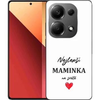 Pouzdro na mobilní telefon Gelový kryt mmCase na Xiaomi Redmi Note 13 Pro 4G/Poco M6 Pro - nejlepší maminka 1 bílé pozadí