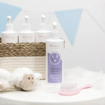 Dětský šampon Nacomi - Hydratační mléko pro děti a kojence, 250ml