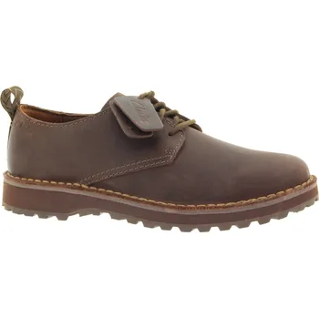 Pánské polobotky CLARKS Pánské hnědé kožené polobotky 26178983-BROWN-247 Velikost 42