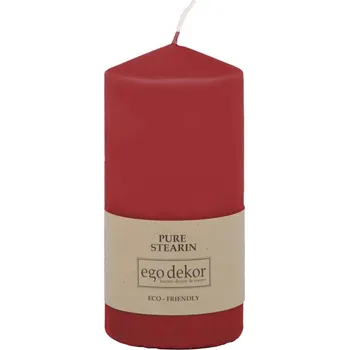 Svíčka Červená svíčka Eco candles by Ego dekor Top, doba hoření 30 h ID_1351991