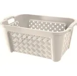 koš 35l na čisté pr. ARIANNA krémový, 58x38,2x26cm, plast