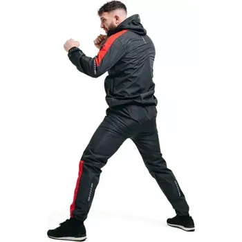 Oblečení pro bojové sporty RDX Saunový oblek SAUNA SUIT H1, červený XL + Sportovní ručník s pouzdrem v hodnotě 149,-