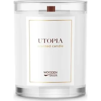 Svíčka Sójová vonná svíčka Utopia Wooden Spoon 200g