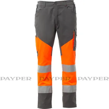 montérky Letní pracovní kalhoty Payper WORKING SUMMER Barva: Oranžová Fluo/ S, Velikost: M