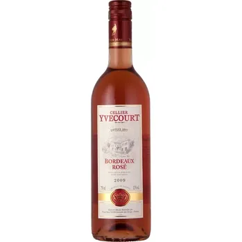 Víno Bordeaux Rosé A.O.C. Cellier Yvecourt (víno růžové, suché )