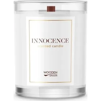 Svíčka Sójová vonná svíčka Innocence Wooden Spoon 200g
