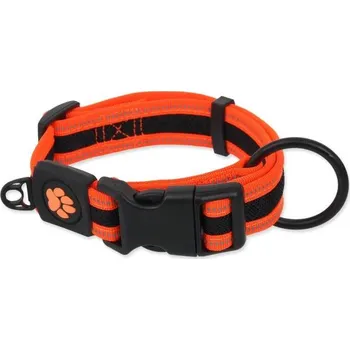 Obojek Active Dog Fluffy XL oranžový 3,8x44-70cm