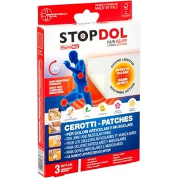 Zdraví Pharmadoct STOPDOL Náplasti proti bolesti s hřejivým efektem 9×14cm 3 ks