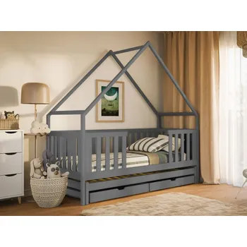 Postel Dětská postel Herelia, Rozměr postele: 80x180 cm, Barva: šedá MIRJAN 5903211355585