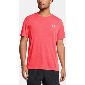 Pánské tričko Pánské tričko Under Armour UA LAUNCH CAMO SHORTSLEEVE-RED - červené Velikost: L