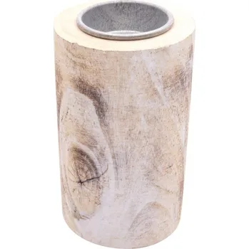 Party dekorace Chaks Drevený stojan na sviečku - ovál