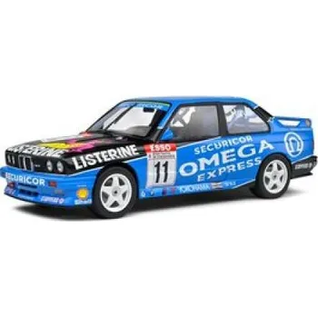 autíčko 1:18 BMW E30 M3 MODRÁ #1 W.HOY BTCC 1991