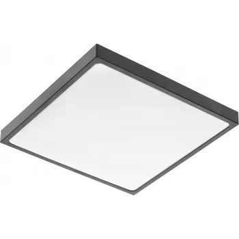 ALTAR LED stropní svítidlo, 295x295mm, 4000K, 24W, 1680lm, AC180-250V, 50/60 Hz, PF 0.5, IP54, černá,3y