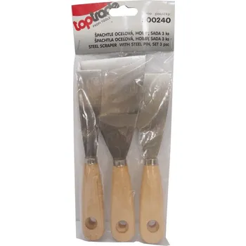 Špachtle ocelová hobby, sada 3 ks
