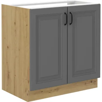 Kuchyňská skříňka Stolarz Lempert Kuchyňská skříňka STILO 80 ZL 2F BB Zvolte barevné provedení: STILO - DUST GREY / ARTISAN