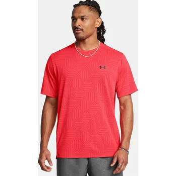 Pánské tričko Pánské sportovní tričko Under Armour UA Tech Vent Geotessa SS-RED - červené Velikost: M