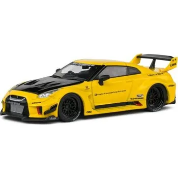 autíčko 1:43 NISSAN GTR35 LBWK SILHOUETTE YELLOW 2019