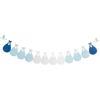 Chaks Girlanda Baby Shower - Bociany bielo/modrá