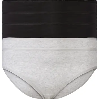 Kalhotky esmara® Dámské kalhotky XXL, 5 kusů (XL(48/50), černá/šedá)