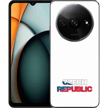 Pouzdro na mobilní telefon Gelový kryt mmCase na Xiaomi Redmi A3 - Czech Republic bílé pozadí
