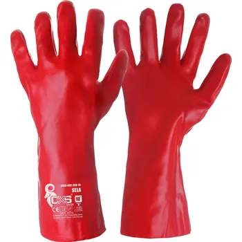 Pracovní rukavice Rukavice SELA máčené v PVC