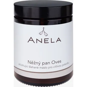 Tělový krém Anela Něžný pan Oves Obsah: 180 ml zklidňující šlehané máslo pro citlivou pokožku