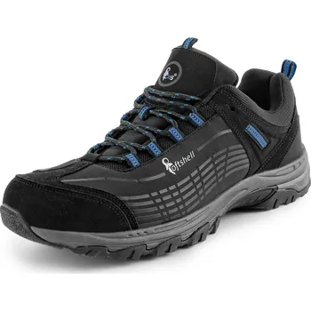 Pracovní obuv Pracovní obuv polobotka softshell CXS SPORT, černá s modrými doplňky