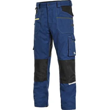 montérky Pracovní kalhoty CXS STRETCH tmavě modré-černé