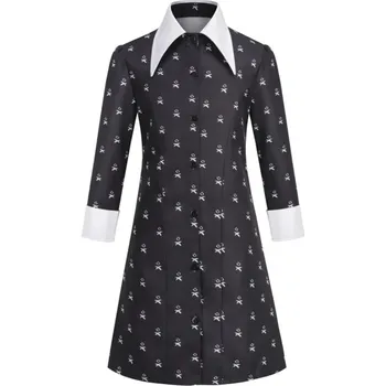 Dámské šaty Wednesday šaty se vzorem Velikost: M140 (140)