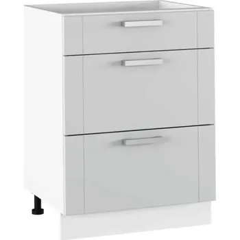 Kuchyňská linka Spodní skříňka JULIA TYP 57 – světle šedá/bílá - SLEVA 3% s kodem radost25