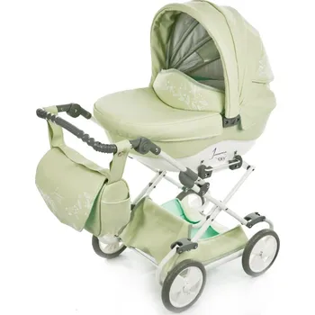 Kočárek pro panenku Junama Mini Barva: Junama Mini 04 Pistácie