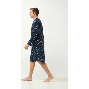 Vamp - Noční košile s potiskem dinosaurů 21632 - Vamp blue M