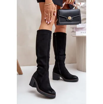 Dámské kozačky Kozačky na podpatku model 202103 Step in style 37