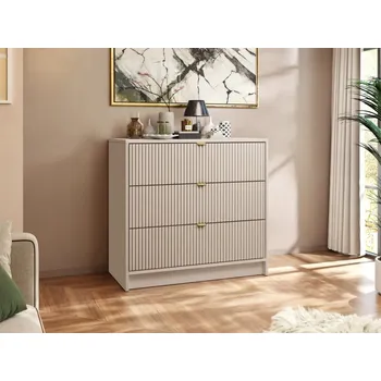 Komoda Komoda Razimo 3SZ, Barva dřeva: pískově béžová MIRJAN 5903211376641
